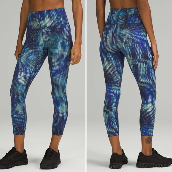 Lululemon Wunder Train High-Rise Crop 23" Foil
Shapeshifter Flux Blue Multi sz 8 - Picture 2 of 13